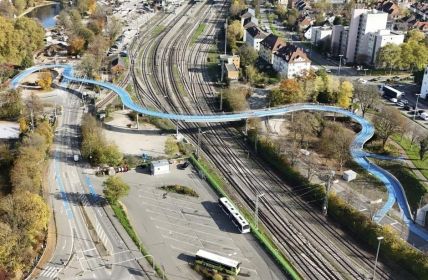 Blauer Band" in Tübingen: Sicheres und komfortables (Foto: Schmees & Lühn GmbH & Co. KG)